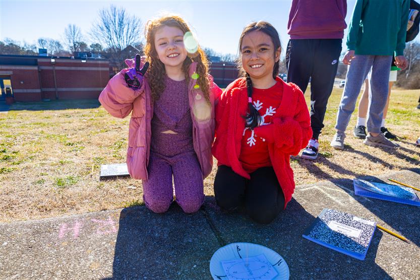 Students make sundials